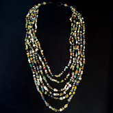 Authentic Ancient Islamic Roman Era Beads Strand Necklace #NC 132